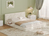 AirFrame Queen Bed Frame with adjustable Sliding Side Table, 8.7'' Cloud Upholstered Sponge Cushion, 77210047