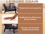 Medieval-inspired modern armchair with high back upholstered chair, solid wood legs, W2989P382766