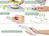 1000W Multipurpose Steam Cleaner - 203&degF High-Temp Steam, 2-3 Bar Pressure, 10.2oz Tank & 12-Min 28270287