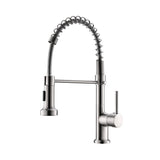 ZNTS Commercial Kitchen Faucet with Pull Down Sprayer, Single Handle Single Lever Kitchen Sink Faucet W1932P172282