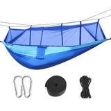 ZNTS Camping Hammock, Portable Double Hammock with Net,600lbs Load 2 Persons Hammock w/Mosquito Net 50848858