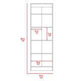 Virginia Double Door Storage Cabinet, Five Shelves B128P148832