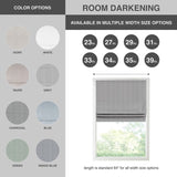 Basketweave Room Darkening Cordless Roman Shade B035129703