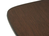 Black Abstract Tiered MGO Side Table, Sculptural Irregular Accent End Table, Pre-Assembled Non-KD, N770P473002B