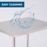 36''*24'' Commercial Work Table for Restaurant and Home Stainless Steel Kitchen Prep Table with W3167P303178
