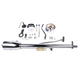 32" Chrome Stainless Tilt Steering Column with Key Auto Hot Rod R91004C-32" 66328629