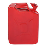 20L US Standard Cold-rolled Plate Petrol Diesel Can Gasoline Bucket with Oil Pipe Red 10380296