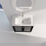 32Inch Freestanding Bathroom Vanity Plywood With Ceramic Sink, Soft Closing Door W999139424