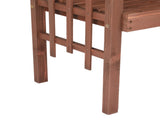 6.8FT Wooden Arch with Bench for 2 People, Garden Arbor Trellis for Climbing Plant, Outdoor Garden 11816565