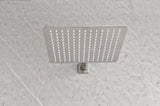 ZNTS 12" Rain Shower Head Systems Wall Mounted Shower 16920585