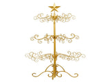 3ft Wrought Iron Christmas Tree, Metal Ornament Display Tree Stand for for Holiday Party Home Decor, 73172149