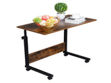 Rolling & Height adjustable P2 15MM Chipboard & Steel Side Table with Baffle 38873467