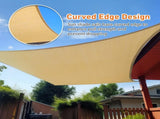 10'X13' Sand HDPE sunshade sail 52564986