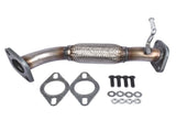 Exhaust Front Flex Pipe without Oxygen Sensor Ports Compatible with Hyundai Sonata 2011-2015 Kia 37313076