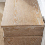 Rustic Archway Console Table 60"Long Entryway Table with Decorative Arched Legs, Natural Wood W2729P330225