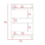 Dundee Kitchen Cart, One Drawer, Two Open Shelves B128P148708
