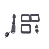 Adjustable Trailer Hitch Fits 2-inch Receiver 2" & 2-5/16" Ball w/Anti-Theft Pin 54863397