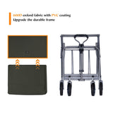 ZNTS Outdoor Garden Multipurpose Micro Collapsible Beach Trolley Cart Camping Folding Wagon W321P206550