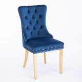 A&A Furniture,Nikki Collection Modern, High-end Tufted Solid Wood Contemporary Velvet Upholstered W1143P151485