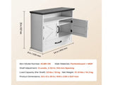 Bathroom Wall Cabinet with Adjustable Shelf, Over-the-Toilet Storage, Wall-Mounted Organizer with 87222186