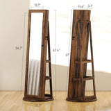 Floor standing jewelry cabinet with LED lights 91690239