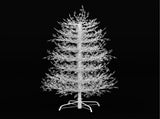 4FT Pre-lit Aspen Fir Artificial Christmas Tree, Hinged Xmas Tree 280 Snow Flocked Branch Tips, 230 61328301