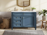 36'' Bathroom Vanity with Top Sink, Modern Bathroom Storage Cabinet with 2 Drawers and a Tip-out N710P230246M