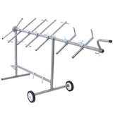 Auto Paint Stand Hood Hanger Spray Rack Paint Rack, 360 Rotating Paint Rack Auto Paint Stand W46577213