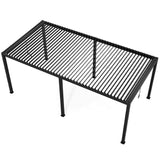 ZNTS 8640E Louver Pergola 10x19FT Aluminum Frame & Steel Louvers W2089P187625