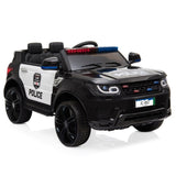 ZNTS 12V Kids Police Ride On Car Electric Cars 2.4G Remote Control, LED Flashing Light, Music & Horn. 80051466