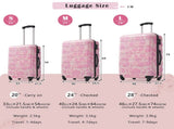 Hardshell Luggage Sets 3 pcs Spinner Suitcase with TSA Lock Lightweight-20"24"28" Luggages 26724280
