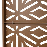 Outdoor & Indoor Privacy Metal Privacy 76" H48" W, Freestanding Decorative Privacy W465P193267