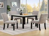 Dinings Only, Wooden Dinings Set of 4, Kitchen with Padded Seat, Upholstered Side W1998P375155