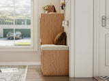 Multi functional Storage Cabinet with Bench & 73 Storage compartment, Adjustable layer board
, 33472359