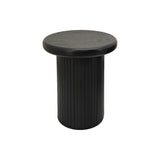 Modern Round Coffee Table Set Dual Table Combination with Unique Fluted Table Leg Design, Stylish W2729P199131