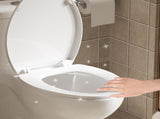 1.1/1.6 GPF Tornado Flush One-Piece Toilet with Comfort Chair Seat ADA Height 17",Powerful & Quiet W3192P412959