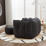Soft Bean Bag Chair with High Resilient Foamfor living room and bedroom,Comfortable Square W1996P309482