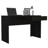 ZNTS Acre Writing Computer Desk, One Drawer -Black B20091886