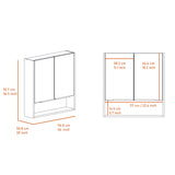 Ozark 24" Medicine Cabinet With Mirror, One Shelf B128P148781