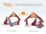 116*53*118cm PVC Nativity Garden Jesus Decoration Color 75898595