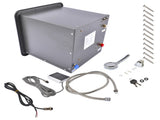 RV Tankless Water Heater 42000 BTU Gas Water Heater Remote Control 15"x15" Black 24291195