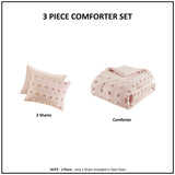 King/Cal King Clip Jacquard Comforter Set B035129817