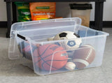 60 Qt. Plastic Storage Bins with Lids, Stackable Storage Containers, Totes, 4 Pack 88593159
