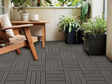 Wood Plastic Composite Deck Tiles Set of 20pcs, DIY Interlocking Decking Tiles, Floor Tile, Durable, W2805P205619