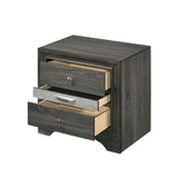 2 Drawers and 1 Jewelry Drawer Nightstand, Gray B016P253358