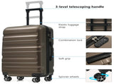 6-Piece ABS Hardshell Luggage Set - Lightweight & Durable Suitcases with Dual Spinner Wheels, 24859545