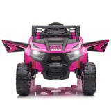 12V kids Ride On Mini UTV, Electric Car with Front LED Lights and Horn, Single Seat with a Safety W2181P160710