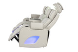 Fortuner Modern Style Upholstery Recliner Sofa Made with Wood & Massage Function Included-Beige B009P287718