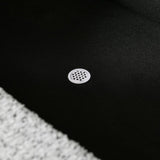 Ottoman Oval Storage Bench,Rubber Wood Legs, Gray W487P255613