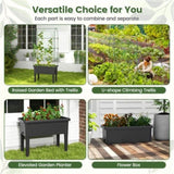 Garden bed elevated flowerpot 21883001